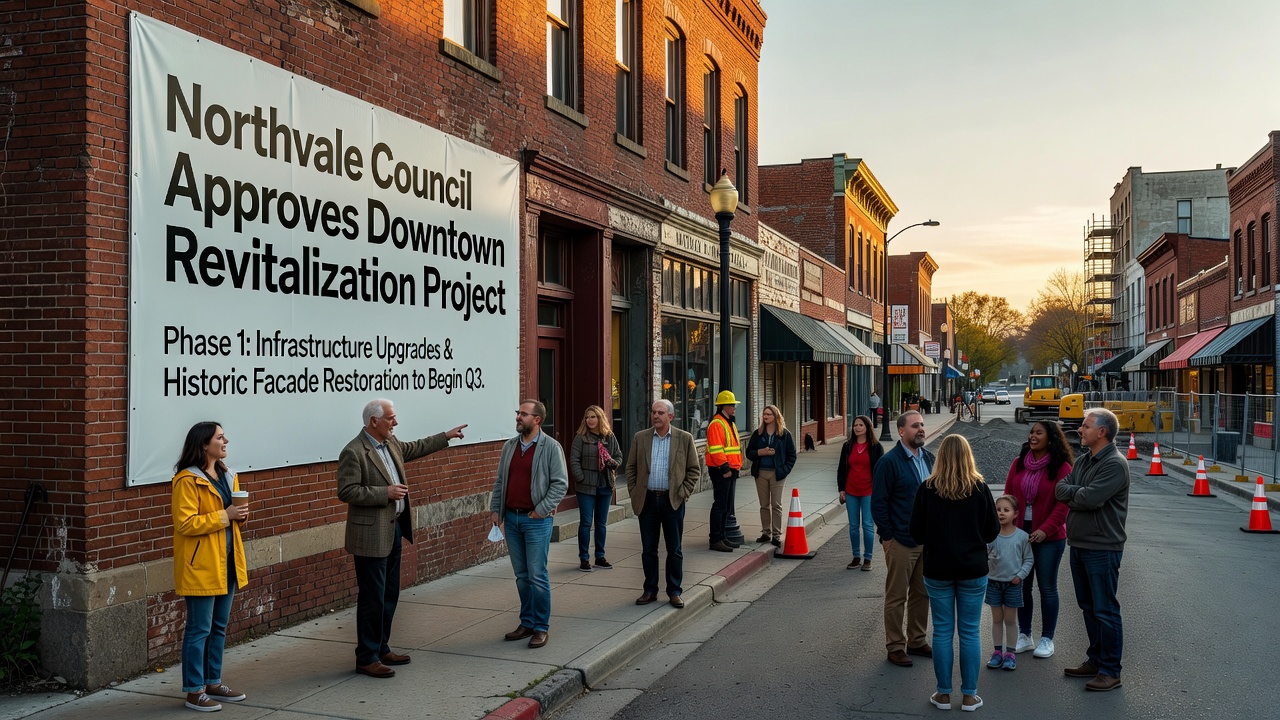 Northvale Council Approves Downtown Revitalization Project